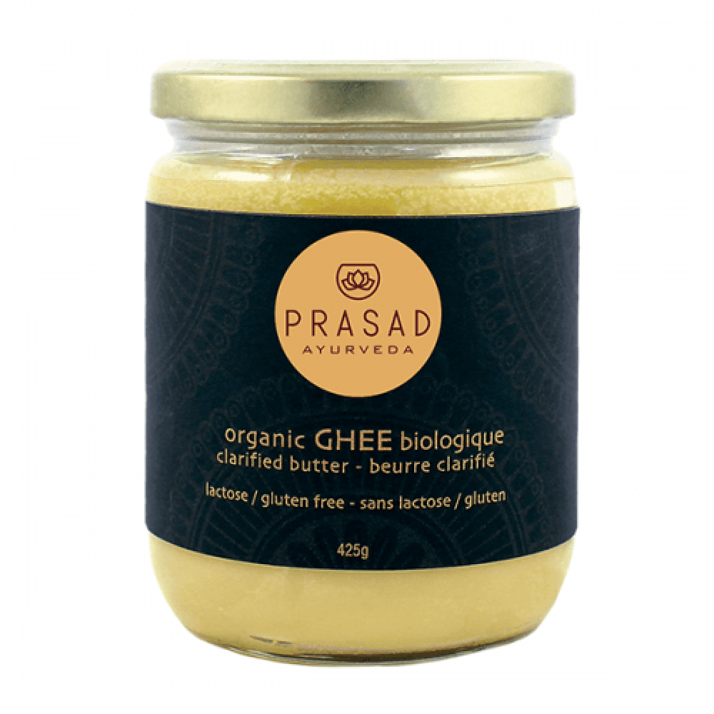 Ghee Prasad Ayurveda biologique 425g -100% canadien