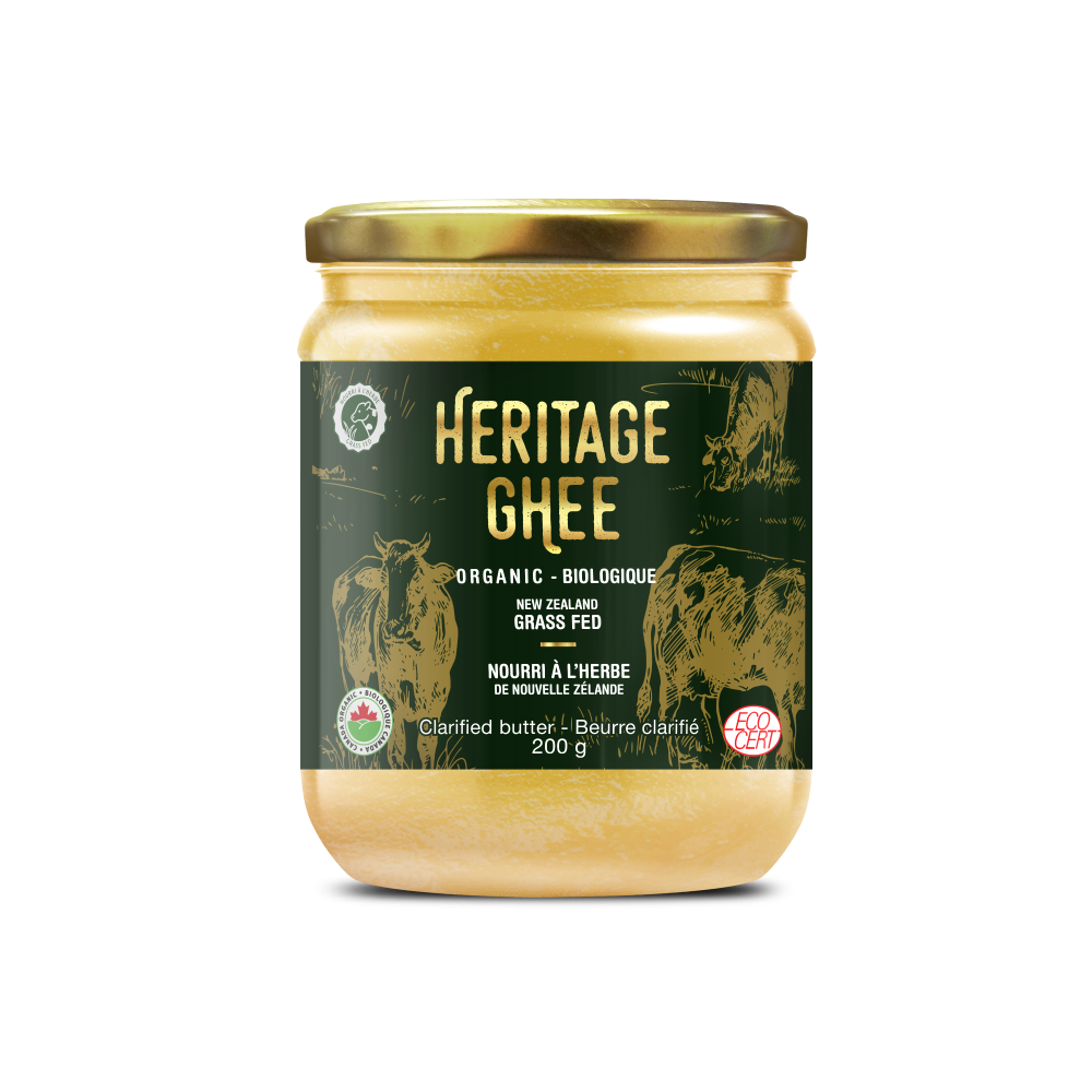 Heritage Ghee organic - New Zealand grass fed - 200g