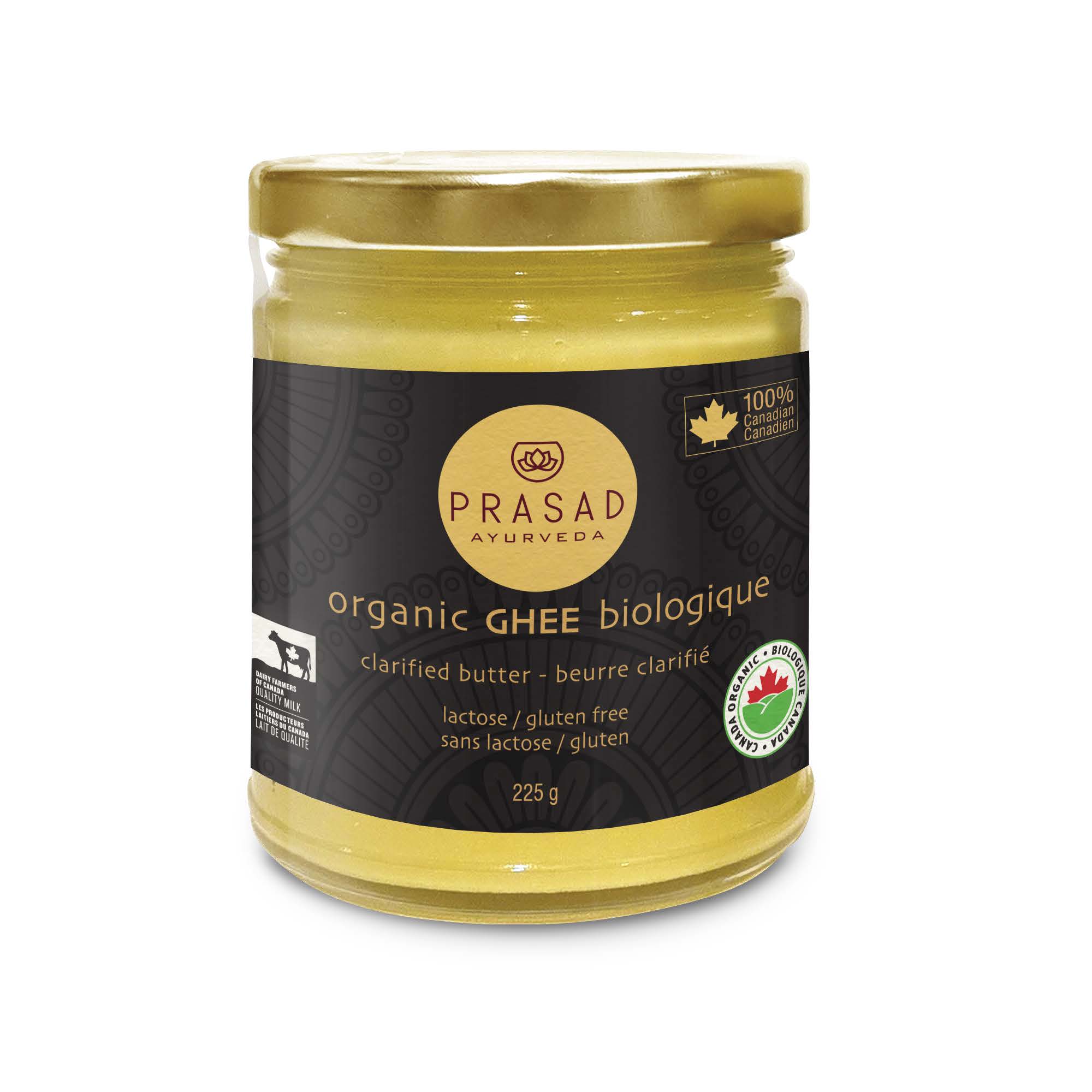 Prasad Ayurveda organic Ghee 225g – 100% Canadian